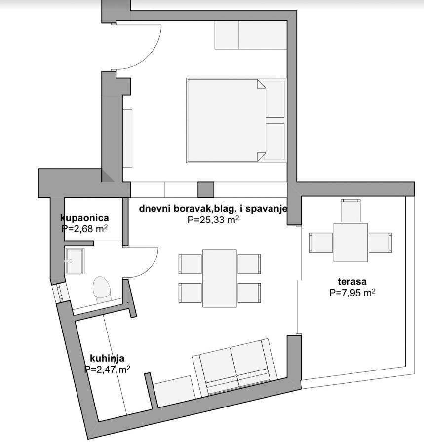 Studio Apartment Gemelli Пореч Екстериор снимка